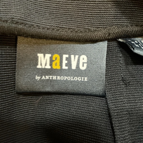 Maeve by Anthropologie Ruffled Pencil Skirt Black Size 4 NWT - Picture 6 of 11